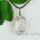 wrired handmade rose quartz necklaces pendants natural stone jewelry