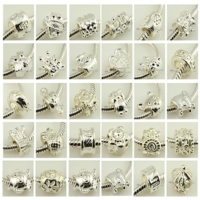200pc silver plated european charms fit for bracelets