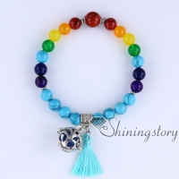 beaded charm bracelets aromatherapy bracelets 7 chakra balancing jewelry the tree of life jewellery prayer beads for sale