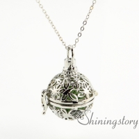 butterfly openwork diffuser necklace diffuser pendants wholesale jewelry lockets perfume lockets metal volcanic stone