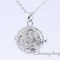 cz cubic zircon aromatherapy inhaler locket charm necklace lockets to put ashes in love locket chain wholesale essential oil diffusers