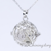 cz cubic zircon oil diffuser necklace lockets with charms keepsake lockets cheap heart locket necklace aromatherapy necklace