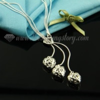 filigree 925 sterling silver plated toggle necklaces jewelry
