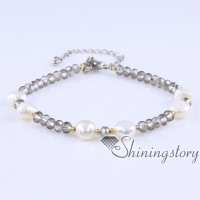 freshwater pearl bracelet small pearl bracelet with crystal beads pearls jewelry online pearls bridal jewellery