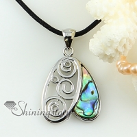 heart valentine's day love rainbow abalone sea shell rhinestone mother of pearl pendant necklace