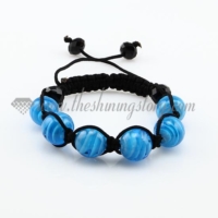 macrame lines murano glass beads bracelets jewelry armband