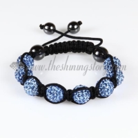 macrame shining stone pave beads bracelets jewelry armband
