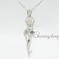 mermaid essential oil diffuser necklace silver locket necklace engravable lockets heart shaped silver locket