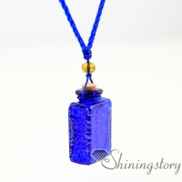 oblong luminous aromatherapy jewelry wholesale diffuser bracelet aroma necklace glass bottle charm perfume bottle