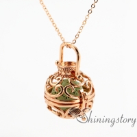 openwork essential oil diffuser necklace aromatherapy lockets wholesale wholesale lockets aromatherapy necklaces metal volcanic stone