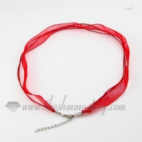 organza ribbon necklaces cord for pendants jewelry