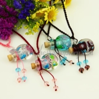 necklace vials for ashes small wish bottle pendant necklace wholesale distributor handcrafted lampwork glass with flower jewellery