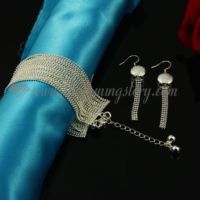 tassel bracelets and dangle earrings jewelry sets