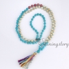 108 meditation beads tibetan prayer beads hindu prayer beads tassel pendant necklace wholesale spiritual jewelry design A