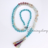 108 meditation beads tibetan prayer beads hindu prayer beads tassel pendant necklace wholesale spiritual jewelry design B