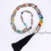 7 chakra jewelry meditation beads prayer bead store tassel necklace wholesale yoga jewelry design C
