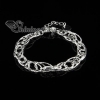 925 sterling silver filled brass olive chain bracelets silver