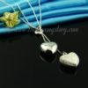 925 sterling silver plated heart pendant toggle necklaces jewelry silver
