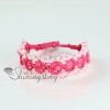 adjustable friendship drawstring wrap bracelets crystal beads crystal beaded macrame bracelet jewelry design C