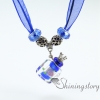 aromatherapy inhaler venetian glass oil diffusing necklace perfume pendants design B