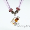 aromatherapy inhaler venetian glass oil diffusing necklace perfume pendants design E