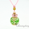 aromatherapy jewelry wholesale diffuser bracelet aroma necklace glass bottle charm design E