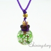aromatherapy jewelry wholesale diffuser bracelet aroma necklace glass bottle charm design G