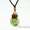 aromatherapy jewelry wholesale diffuser bracelet aroma necklace glass bottle charm design H