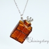 aromatherapy necklace wholesale murano glass essential oil pendants necklace diffusers design C