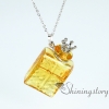aromatherapy necklace wholesale murano glass essential oil pendants necklace diffusers design D
