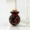 ball glitter murano glass handmade murano glassglass vial pendantmemorial urn jewelrycremation ashes jewelry design F