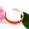 bangle lampwork murano glass bracelets jewelry red