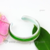 bangle lampwork murano glass bracelets jewelry green