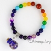 beaded charm bracelets essential oil bracelet diffuser 7 chakra balancing jewelry tree of life jewelry prayer beads for sale design B