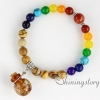 beaded charm bracelets essential oil bracelet diffuser 7 chakra balancing jewelry tree of life jewelry prayer beads for sale design C