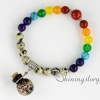 beaded charm bracelets essential oil bracelet diffuser 7 chakra balancing jewelry tree of life jewelry prayer beads for sale design E