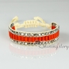 beaded wrap bracelets semi precious stone bracelets drawstring bracelets best friend friendship bracelets design E