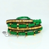 best friend friendship wrap bracelets gold nugget beads beaded cotton cord multi layer bracelet design D