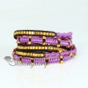 best friend friendship wrap bracelets gold nugget beads beaded cotton cord multi layer bracelet design E
