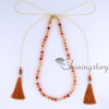 boho necklace with tassel gypsy jewelry wholesale boho jewellery bohemian necklaces spiritual healing jewelry design A