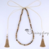 boho necklace with tassel gypsy jewelry wholesale boho jewellery bohemian necklaces spiritual healing jewelry design B