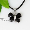 butterfly semi precious stone jade agate necklaces with pendantsjewelry design B