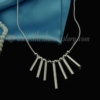 chandelier 925 sterling silver plated necklaces jewelry silver