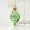 cone foil murano glass handmade murano glassminiature perfume bottlespet memorial jewelryashes pendant design A