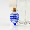cone foil murano glass handmade murano glassminiature perfume bottlespet memorial jewelryashes pendant design C
