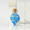 cone foil murano glass handmade murano glassminiature perfume bottlespet memorial jewelryashes pendant design D