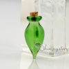 cone murano glass hand craft lampwork glassbottle pendantremembrance jewelrykeepsake cremation urns design A