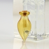 cone murano glass hand craft lampwork glassbottle pendantremembrance jewelrykeepsake cremation urns design D