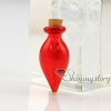 cone murano glass hand craft lampwork glassbottle pendantremembrance jewelrykeepsake cremation urns design H