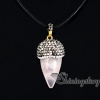 cone stone pendants semi precious stones jewelry semi precious jewelry birth stone jewelry semi precious stone quartz rhinestone jade design C